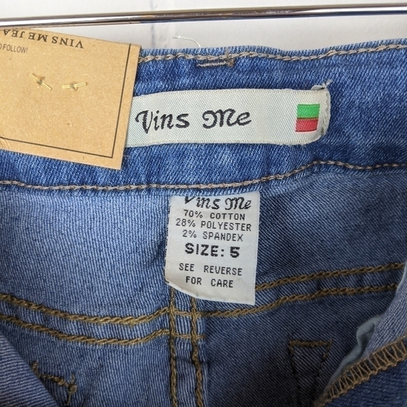 Vins Me Light wash blue jeans Jeggings Women's Size 5 - Picture 5 of 5